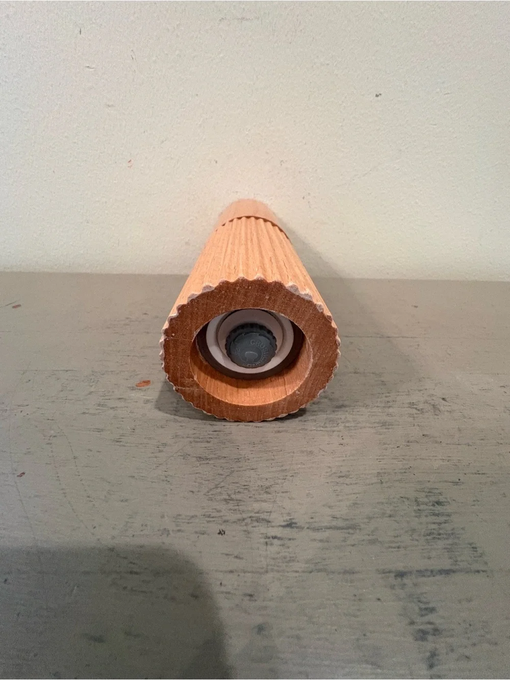 Crate&Barrel Hanno Fluted Salt Mill Grinder